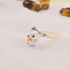 Bolinha de Arroz com Alga Marinha Japonesa Salmão Sushi Ovas de Peixe Pingente de Cachorrinho Modelo Tridimensional de Sushi de Arroz Pingente Chaveiro