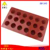 Molde de Chocolate Hecho a Mano Dubi de 18 Piezas con Forma de Flor, Molde de Silicona para Gelatina y Horneado Casero, Molde para Pastel de Mousse