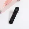 Pinza para el Cabello con Diseño Lateral Ondulado, Pinza Metálica Hueca de Color Caramelo de Alta Gama, Pinza para Flequillo, Accesorio para el Cabello de Pato, Adorno Lindo para el Cabello