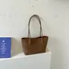 Bolso tote tejido de estilo artístico y vintage para mujer, gran capacidad, adecuado para ir al trabajo, bolso de hombro, bolso de mano, en un sofisticado color morado