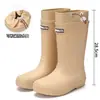 Zapatos de Agua para Niños, Botas de Lluvia Antideslizantes para Niños y Niñas, Botas de Lluvia para Padres e Hijos, Botas de Agua de Caña Media para Parejas, Zapatos Impermeables para Acampar