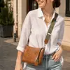 Bolsa de ombro simples da moda 2026 transfronteiriça, bolsa transversal estilosa com alça larga, bolsa de mãe, bolsa quadrada pequena para o dia a dia