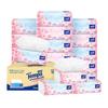 Tempo Debao lenço lenço lenço sabor cereja perfumado lenço facial macio para puxar 4 camadas espessado 90 gavetas pacote com 16 caixa completa lenço