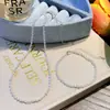 Colar de alta qualidade cheio de estrelas para mulheres, corrente fina simples corrente da clavícula, conjunto de pulseiras ajustáveis, joias elegantes, presente para melhor amiga