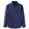 Camisa de Moda para Hombres Gordos de Manga Larga Casual Talla Grande Holgada Moda para Hombres Gordos Nueva Prenda Superior Oversized