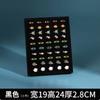 Moda Creative Photo Frame Ring Display Stand Dobrável Stand Flannelette Joias Armazenamento Rack Props