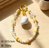 Colgante de pato de moda con lazo, cuentas de queso, llavero, correa para teléfono, accesorio para bolso, accesorio de bricolaje, regalo