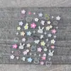 Pegatinas para uñas texturizadas serie MOSR al por mayor con pegatinas para uñas adhesivas mixtas 50 100 mixtas estilo ins