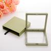 Fabricante Venta al por Mayor Transparente Película PE Caja de Anillo Caja de Suspensión para Joyería Pulsera Almacenamiento Embalaje Caja de Joyería para Aretes