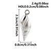 Accesorios de colgante de océano: caracola, caballito de mar, delfín, colgantes de concha, joyería para collares DIY, galvanizado al vacío con oro de 18k