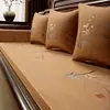 Capas de almofada de sofá de mogno de alta qualidade feitas sob medida em novo estilo chinês, almofadas especiais e assentos para móveis de madeira maciça em estilo chinês e camas Luo Han