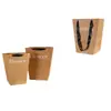Bolsa Tote Trapezoidal Sin Ventana Bolsa de Regalo Ramo de Flores Bolso de Mano Empaque Caja de Arreglo Floral en Forma de T Venta al por Mayor