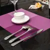 Tapete aislante térmico mesa de comedor Mantel individual estilo occidental mantel individual anti-quemaduras tapete para cuenco PVC impermeable plato