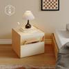 Mesa Lateral Pequeña, Gabinete Lateral para Sofá, Mesa de Café Pequeña, Mesa de Esquina, Gabinete Lateral Pequeño, Mesa Cuadrada de Mesita de Noche, Muebles de Almacenamiento para Apartamentos Pequeños