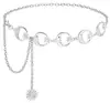 Colgante Metálico Atmosférico Transfronterizo Cadena para Cintura Accesorios para Mujer Nueva Moda Tendencia Cadena Corporal Chica Popular Cadena para Cinturón de Vestido