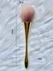 Fabricante Original Pincel Blush Cintura Fina Dourado Pincel para Pó Solto Cabelo Super Grande Macio Pó Maquiagem