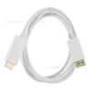 Cable Adaptador HD de 1.8m para Pantalla a HDTV Interfaz Chapada en Oro Adecuado para Computadora, TV, Monitor