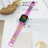 Reloj LED de dibujos animados labubu 2024 con botón impreso, reloj electrónico cuadrado deportivo de moda para estudiantes de primaria y secundaria al por mayor
