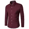 E-commerce transfronteiriço Primavera e Outono Nova refrescante algodão flor grande masculina manga longa camisa masculina C009