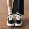 Mocasines Retro de Suela Gruesa para Mujer 2026 Nuevo Verano Casual Versátil Punta Redonda Zapatos de Lona Super Elegantes Zapatos de Entrenamiento Alemanes