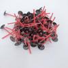 Pacote com 100 pavios de vela vermelhos de 21 fios 8cm/9cm/10cm/12cm