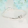 Acessórios para Presente de Dia das Mães DIY Contas em Formato de Coração para Mãe Joias Contas de Flores Pulseira Colar Contas Soltas Enfeites Feitos à Mão