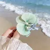Pinzas para el Cabello Serie Océano con Flores Preservadas, Estrellas de Mar, Conchas y Bayas para Viajes a la Costa y Fotos de Vacaciones