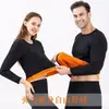 Roupa térmica de veludo dourado masculina camada dupla masculina outono e inverno base espessada forrada com fleece para meia-idade e idosos roupas de outono calças compridas masculinas
