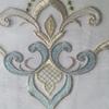 Cortina de estilo europeo de hilo blanco fresco pequeño, cortina de semisombra, cortina de partición de hilo bordado, cortina de pantalla de ventana bordada, producto terminado