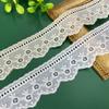 Renda de algodão de 3,5 cm de largura renda de algodão acessórios artesanais diy bordado de borboleta borda decorativa para roupas