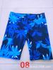 Transfronterizo Nuevo Caliente Pantalones de Playa Florales de Secado Rápido de Cinco Puntos Pantalones Negros Estáticos Talla Extra Plus Grasa Nylon Trasero Pantalones de Natación Individuales
