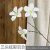 3 Lírios Coloridos, 7 Flores de Bauhinia, Enfeites para Sala de Estar de Casa, Flores Artificiais, Adereços para Fotografia de Casamento, Flores Decorativas de Seda