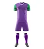 Conjunto de Uniforme de Futebol Mais Vendido na Fronteira, Secagem Rápida, Respirável, Resistente ao Desgaste, Camisas de Manga Curta para Crianças e Adultos para Competição e Treinamento
