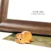 Entrega Directa de Fábrica Ciprés de Arizona Talla en Madera de los Doce Animales del Zodiaco Adorno de Rata del Zodiaco Pieza de Mano Llavero Teléfono