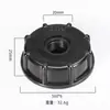 Acessórios para Tambor IBC Adaptador de Conector para Tambor IBC Tampa Rosca Macho e Fêmea 4 1/2 Conversor de Rosca Grossa 60 Rosca Fina