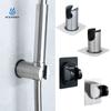 Soporte de ducha con pistola rociadora sin perforaciones, boquilla para colgar en la pared, base de loto, gancho adhesivo para baño, adhesivo fuerte