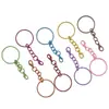 Chaveiro de Contas de Quebra-Cabeça Anel de Livro Fecho de Porta Argola de Mola Argola Aberta Corrente de Contas Sino Chaveiro de Contas de Quebra-Cabeça