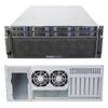 Chasis de Servidor 4U-R4408 Intercambiable en Caliente 8 Bahías para Discos Duros Almacenamiento Computadora Tarjeta Gráfica Computación IA Renderizado GPU