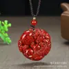 Arena de Cristal Mineral Crudo Colgante Corazón de Cinabrio Sutra del Corazón Colgante Flor Espíritu de la Montaña Colgante Corazón de Loto Sutra del Corazón Venta al por Mayor