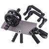 Rueda abdominal juego de 5 piezas traje productos deportivos de interior soporte para flexiones rueda AB equipo de fitness multifuncional hogar