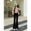 Pantalones de Yoga Acampanados Estilo Americano Transfronterizos 2026 Primavera y Otoño Nuevos, Pantalones de Chándal, Pantalones Bootcut, Pantalones de Tiro Alto hasta el Suelo para Mujer