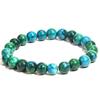 Amazon Nova Phoenix Stone Pulseira Masculina Europa e América Best Selling Green Dongling Handmade Beaded Energy Bracelet Atacado