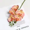 Flor Artificial de Orquídea Mariposa de Película de 5 Piezas Decoración Suave de Hogar de Alta Gama Accesorios Florales para Fotografía de Bodas Venta al por Mayor de Flores Artificiales Transfronteriza