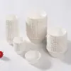 Cápsulas de Papel para Pasteles de Luna Nevada de Grado Alimenticio Desechables para Uso Doméstico Papel a Prueba de Aceite para Moldes de Pastel Tazas para Muffins Molde Resistente a Altas Temperaturas