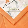 Juego de 4 piezas de colcha de verano fresca de algodón puro Grado A Materno e Infantil, Colcha de algodón fresca y transpirable para niños y bebés