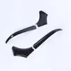 Adecuado para Toyota 22 Ling decoración de reflector de moldura de espejo retrovisor 20 Weiqi tira antiarañazos para espejo retrovisor fibra de carbono galvanizada
