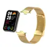 Adequado para Xiaomi 8Pro/9Pro Redmi Watch 4/5/6 Conector de Metal + Pulseira com Fivela de Malha de Aço