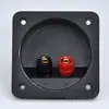 Caja de Conexiones para Altavoz de Terminal Cuadrado Exterior de Agujero de 68 mm con Círculo Interior Accesorios de Audio para Bricolaje Accesorios para Altavoces HIFI