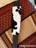 Nuevo Estilo Estampado de Vaca Anillo Interior Freno de Mano Cinturón de Seguridad de Alta Elasticidad Volante de Felpa para Coche Juego de Tres Piezas Protector de Hombro