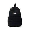 Mochila Nueva Estilo INS Japonés Fresca Dulce Color Caramelo para Chicas de Secundaria y Preparatoria, Color Sólido Simple Gran Capacidad Doble Hombro